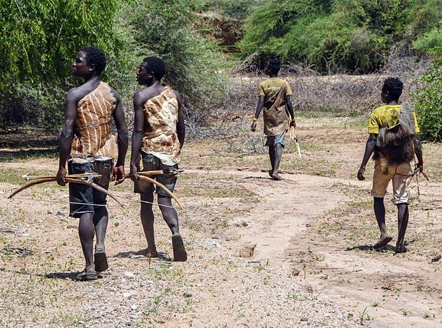 Walking with hadza tanzania