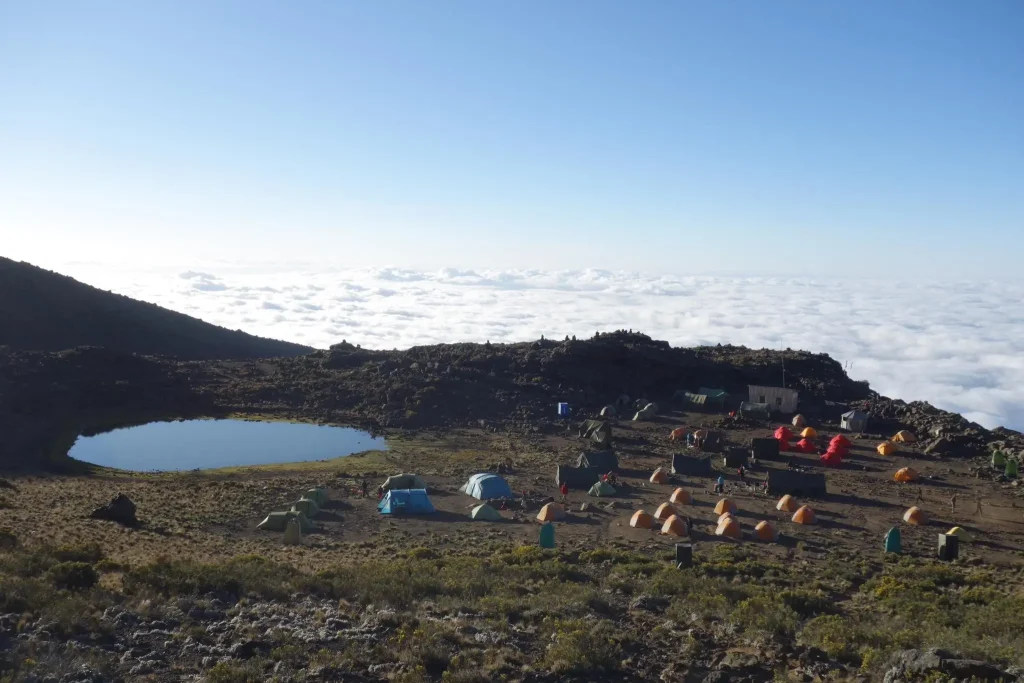 Kikelewa Camp to Mawenzi Tarn
