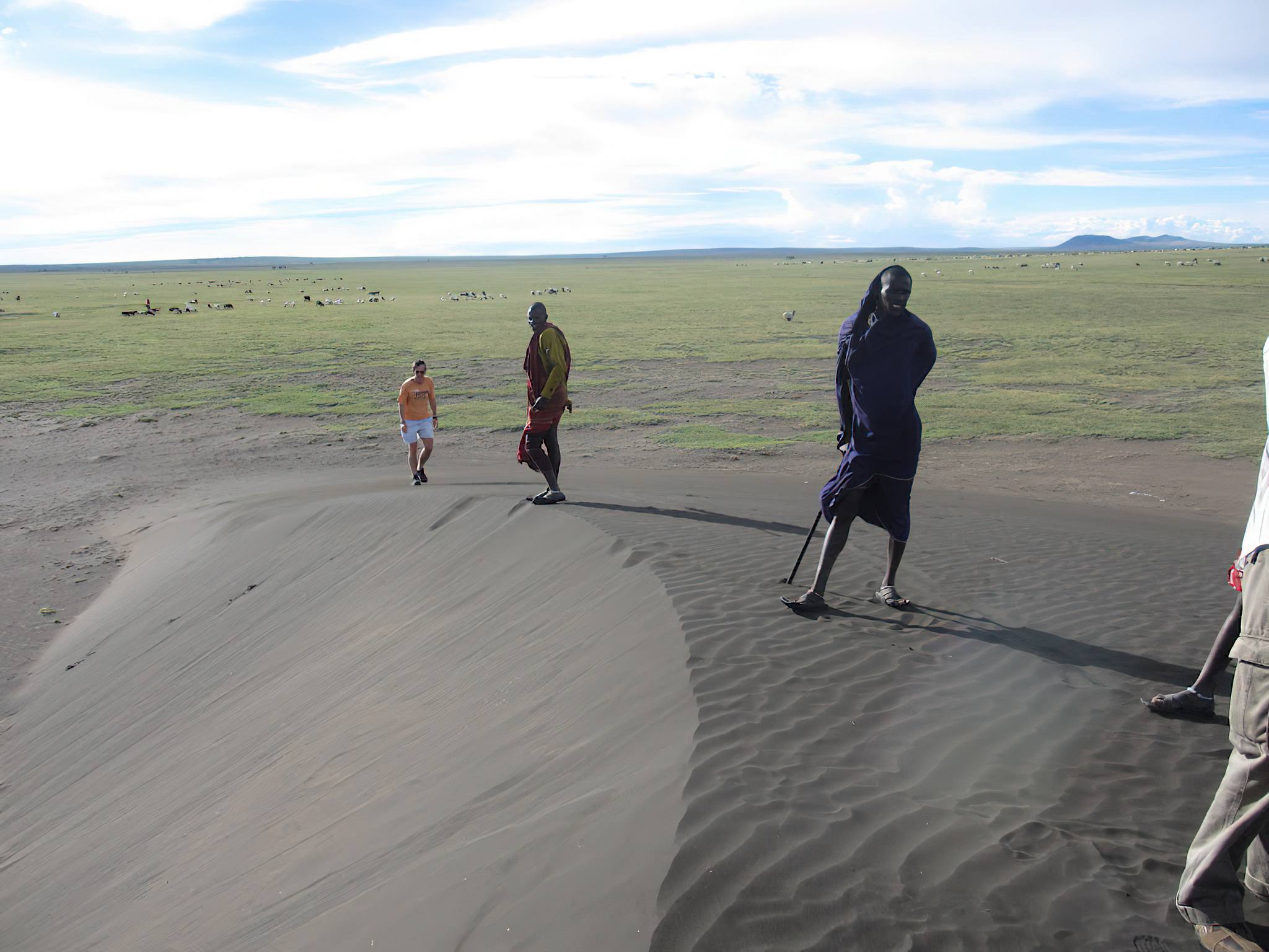 Shifting sand